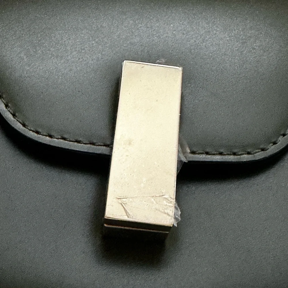 Valextra Dark Green Mini Bag with Gold Accents - Picture 5 of 16
